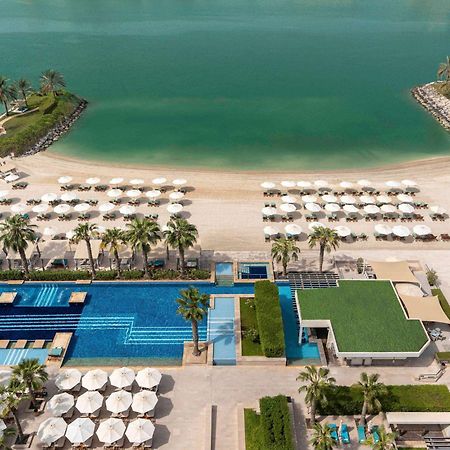 Fairmont Bab Al Bahr Hotell Abu Dhabi Eksteriør bilde Aerial view of the beach at The Oberoi, Dubai