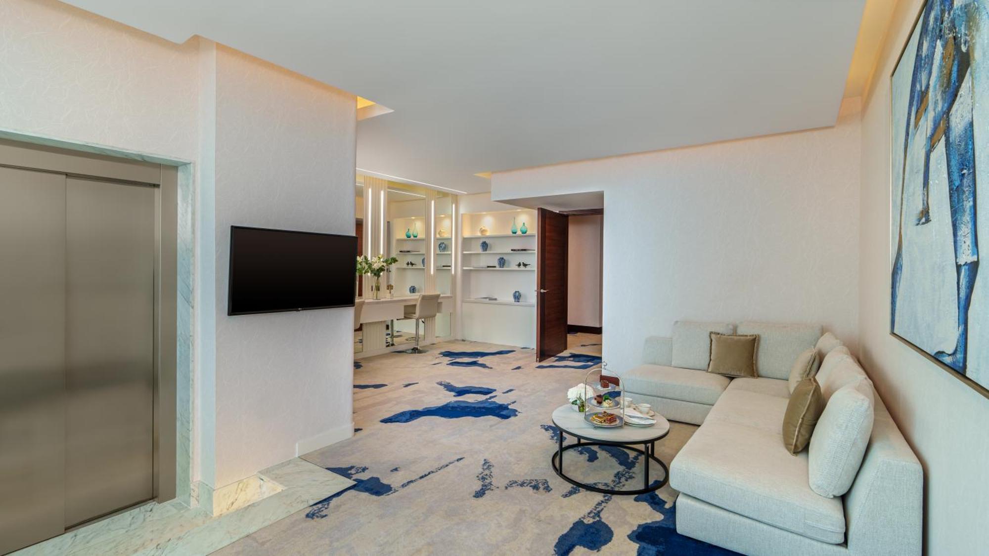 Fairmont Bab Al Bahr Hotell Abu Dhabi Eksteriør bilde A suite at the hotel